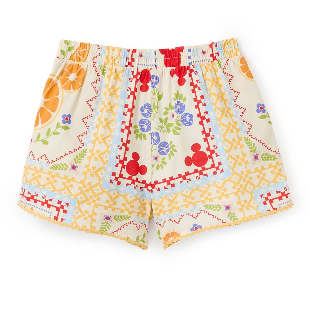 Mickey Mouse Icon Oranges Shorts for Adults by Her Universe - Exclusive