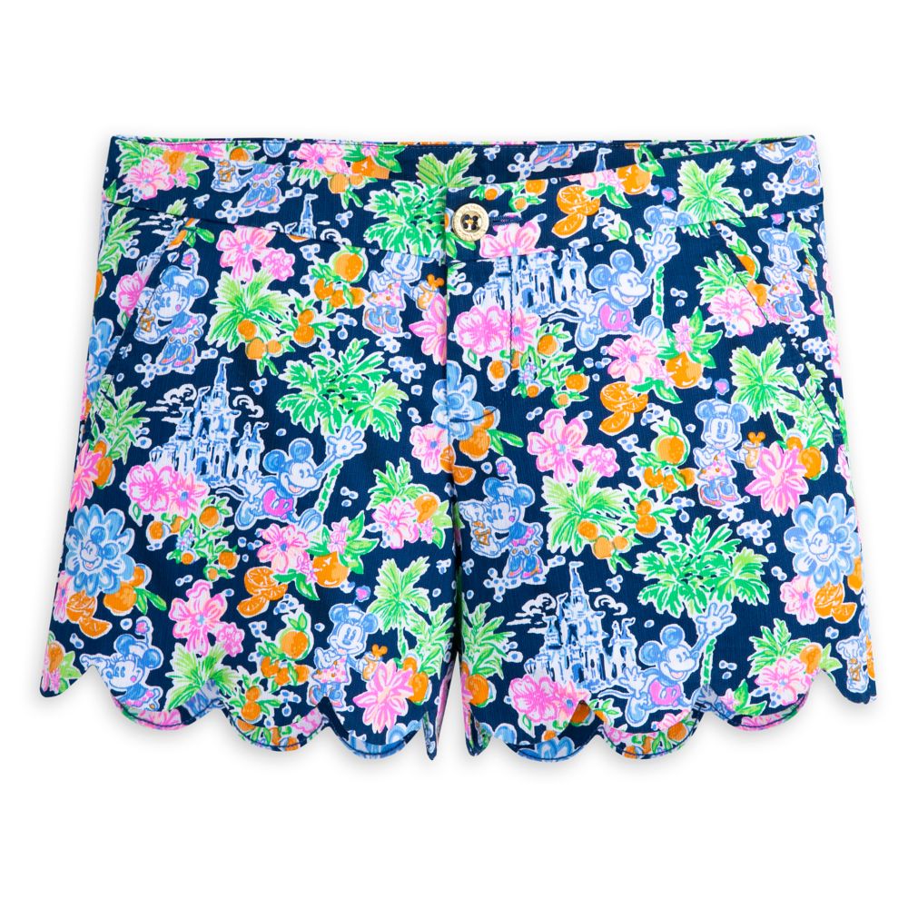 Lilly Pulitzer X Disney Mickey and Minnie Buttercup Shorts good - Size 10