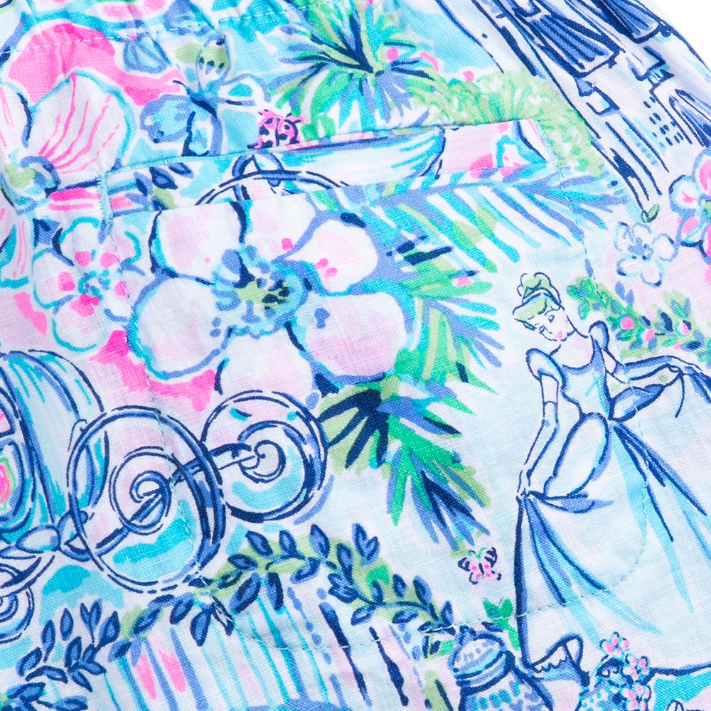 Cinderella Lilo Linen Shorts for Women by Lilly Pulitzer - Disney Parks