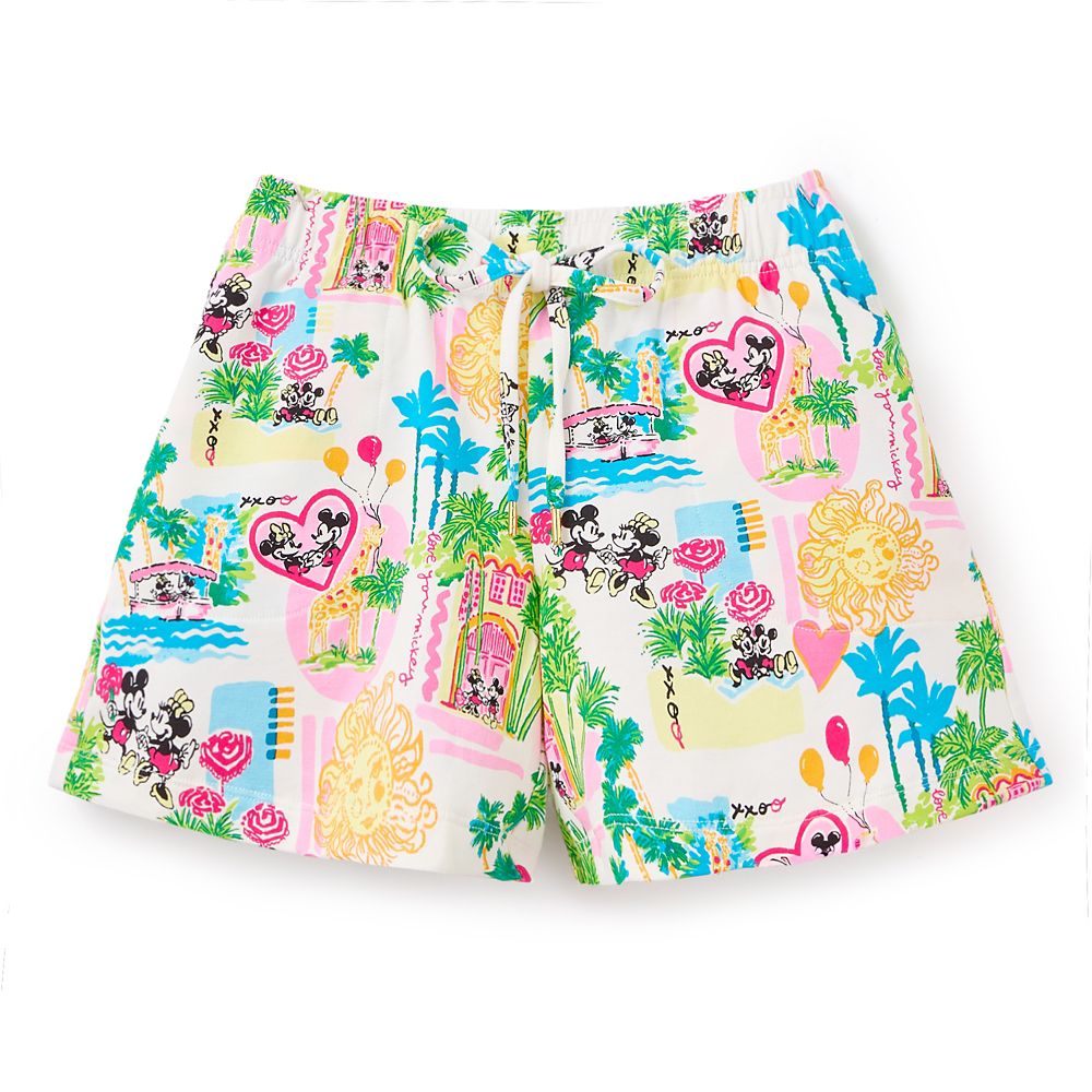 Mickey and Minnie Mouse Loxley Knit Shorts for Women by Lilly Pulitzer &ndash;&nbsp;Disney Parks