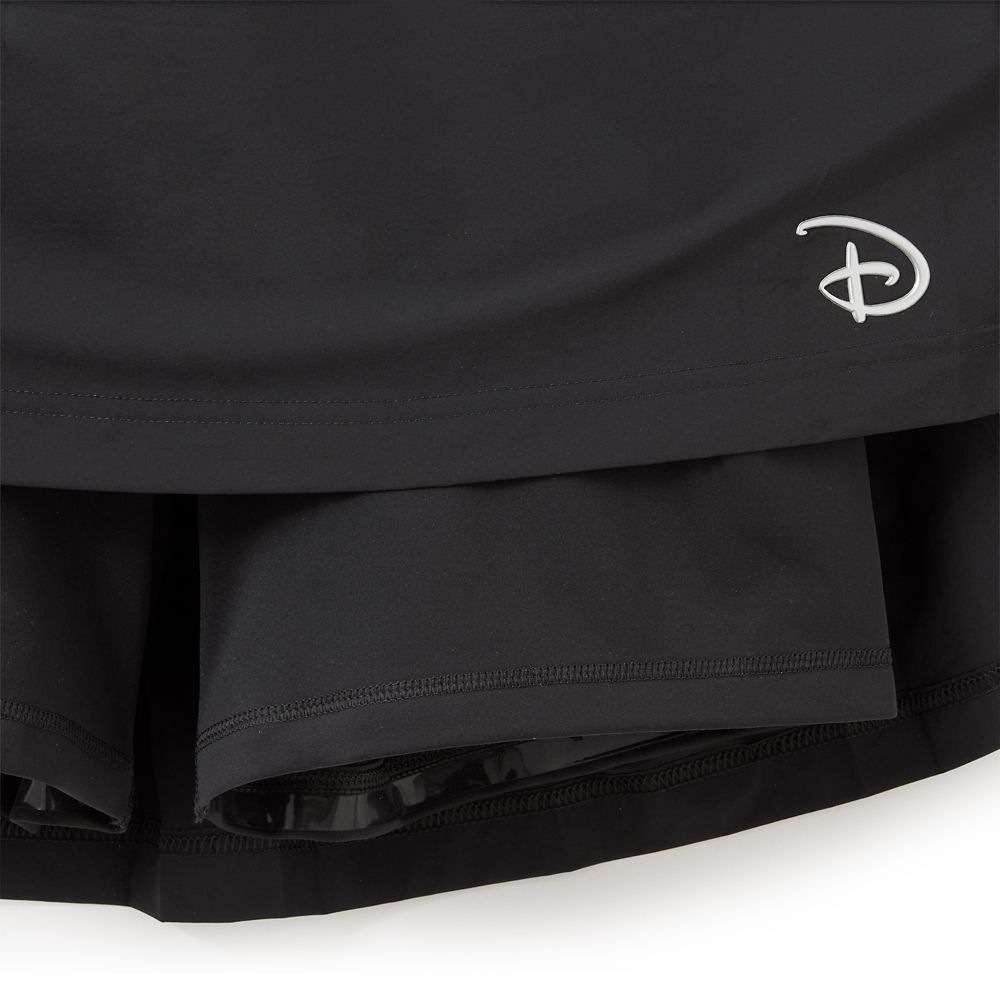 Mickey Mouse Icon Athletic Skort for Women &ndash; Black