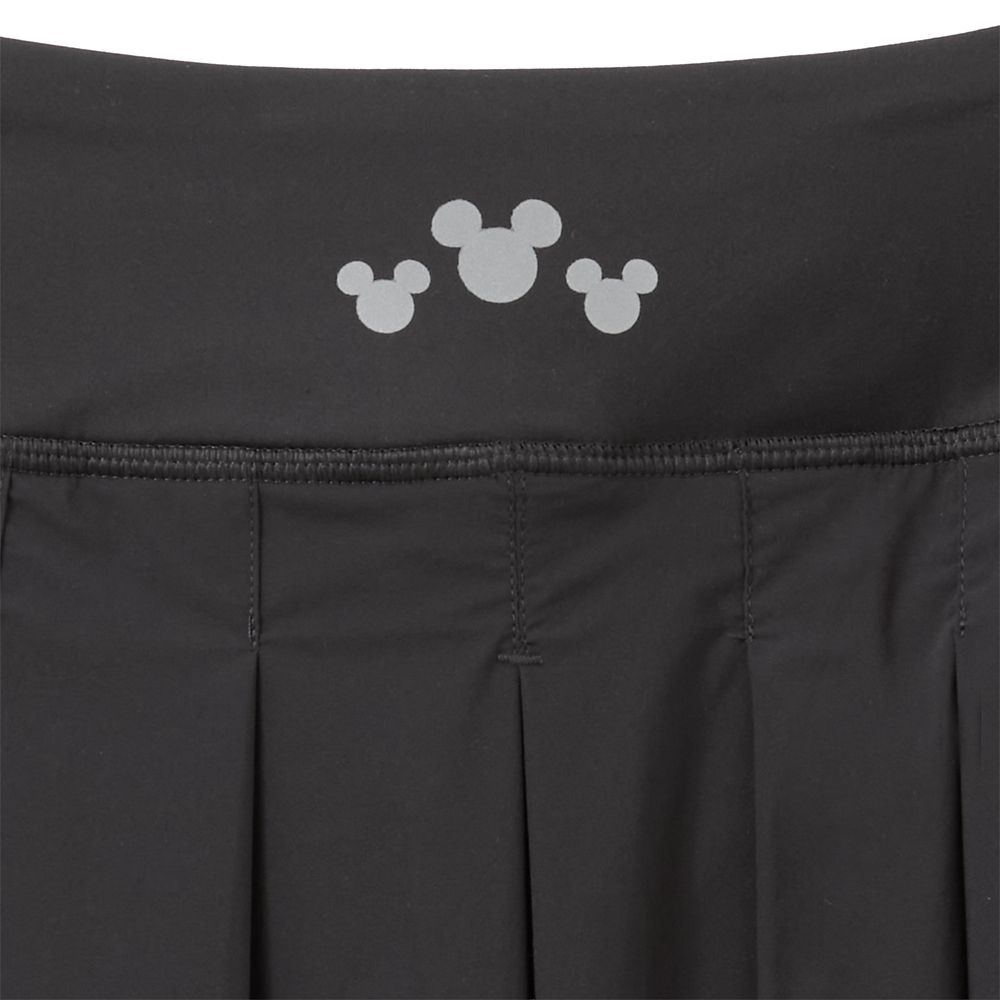 Mickey Mouse Icon Athletic Skort for Women &ndash; Black