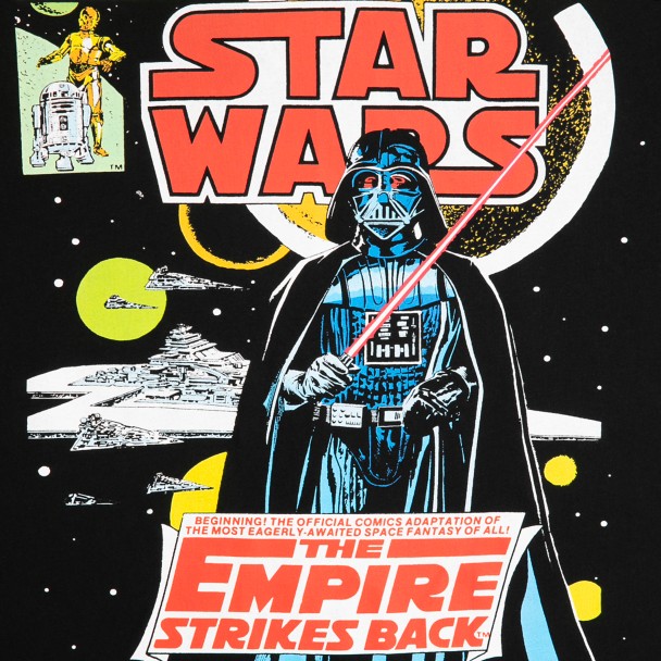 Star Wars: The Empire Strikes Back Comic T-Shirt for Adults Star Wars: The Empire Strikes Back Comic T-Shirt for Adults