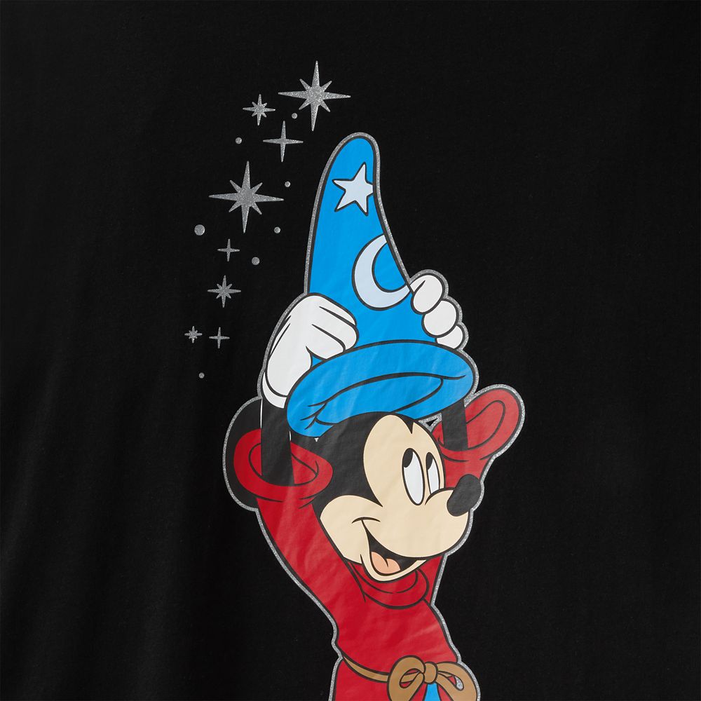 Sorcerer Mickey Mouse T-Shirt Dress for Women by Cakeworthy - Fantasia 85th Anniversary