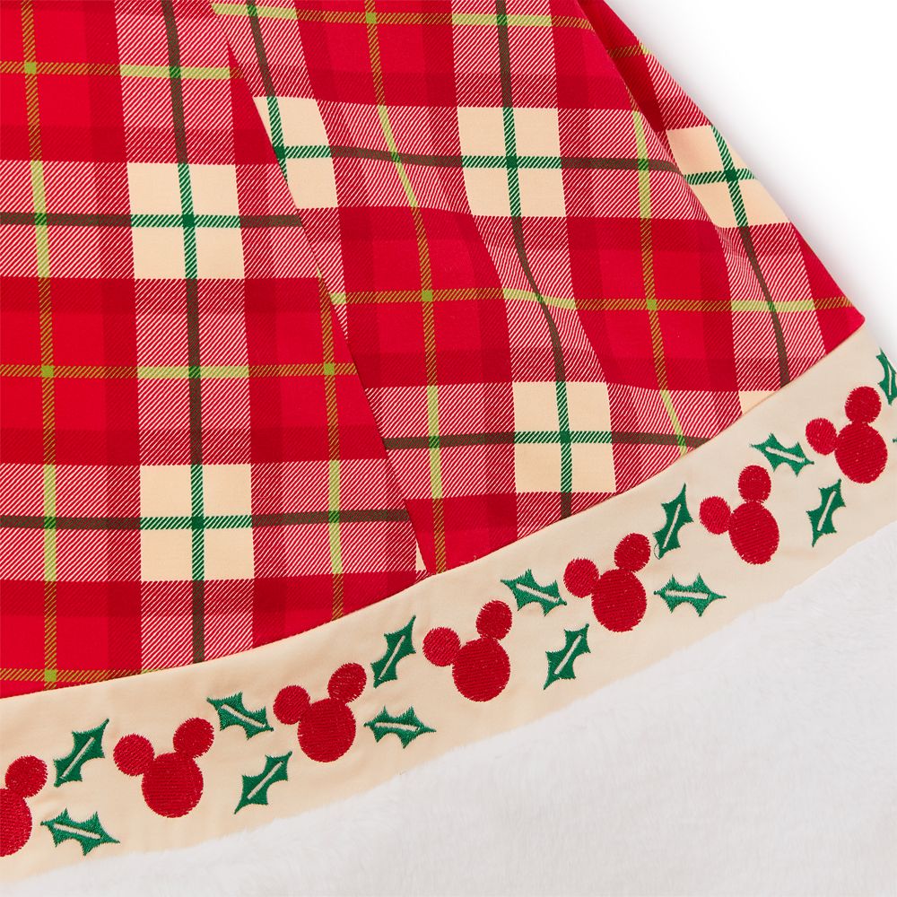 Mickey Mouse Icon Holiday Plaid Dress for Women