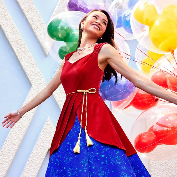 women disney dress Shop Dress - Toy Story 4 - Plus - 1X - Celebrate the 70th anniversary of Disneyland in grand style with this special edition dress Old Navy x Disney Mickey