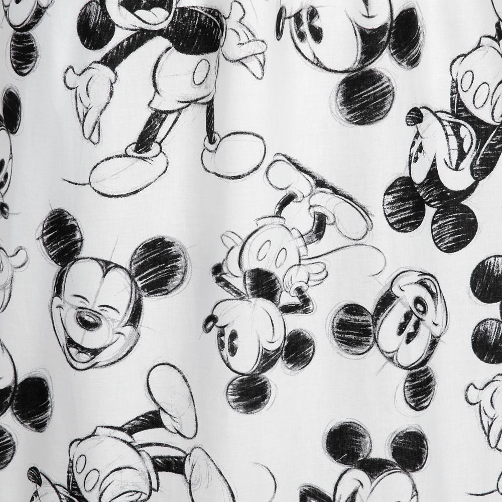 Mickey Mouse Sketch Art Dress for Women