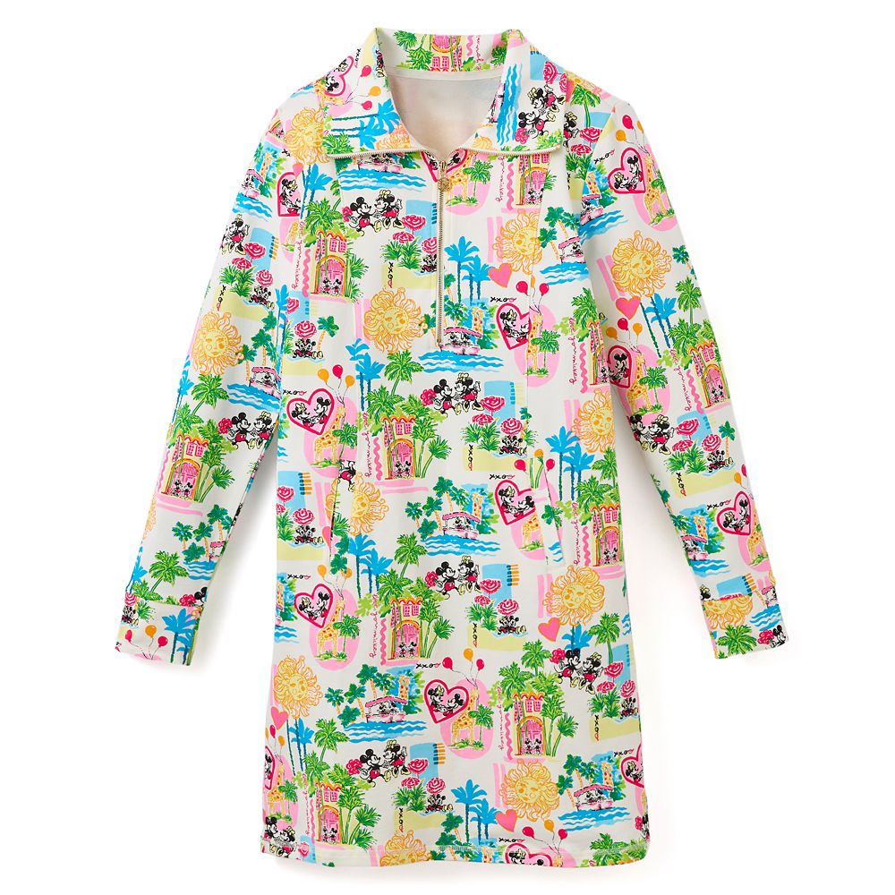 Mickey and Minnie Mouse Eleni Half-Zip Pullover Dress for Women by Lilly Pulitzer &ndash;&nbsp;Disney Parks