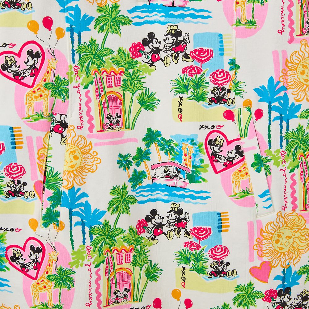 Mickey and Minnie Mouse Eleni Half-Zip Pullover Dress for Women by Lilly Pulitzer &ndash;&nbsp;Disney Parks