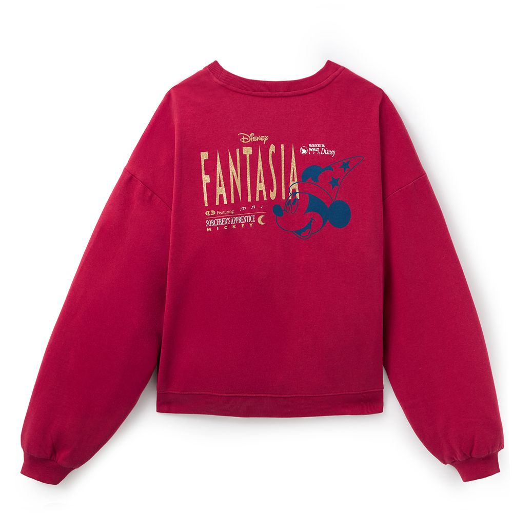Sorcerer Mickey Mouse Pullover Sweatshirt for Women  Fantasia 85th Anniversary Official shopDisney