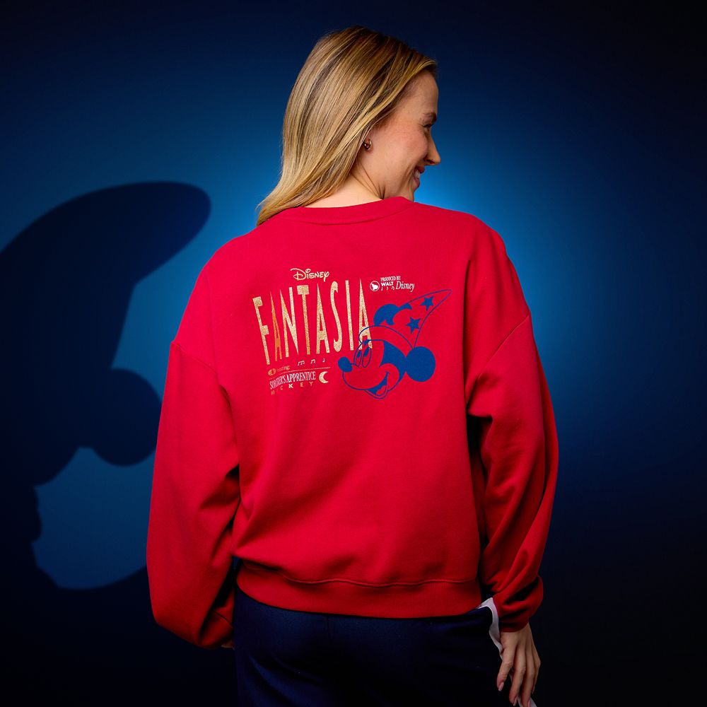 Sorcerer Mickey Mouse Pullover Sweatshirt for Women &ndash; Fantasia 85th Anniversary