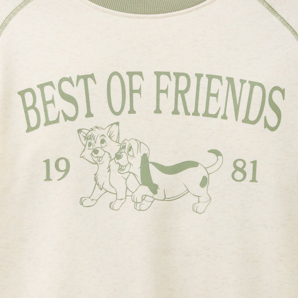The Fox and the Hound 45th Anniversary Fashion Pullover Sweatshirt for Women