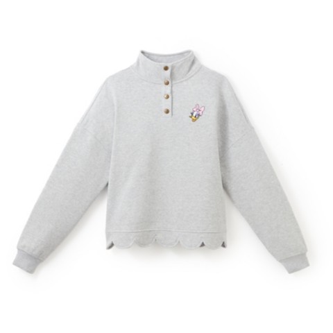 Женские свитеры Disney Daisy Duck 1/4 Snap Pullover for Women