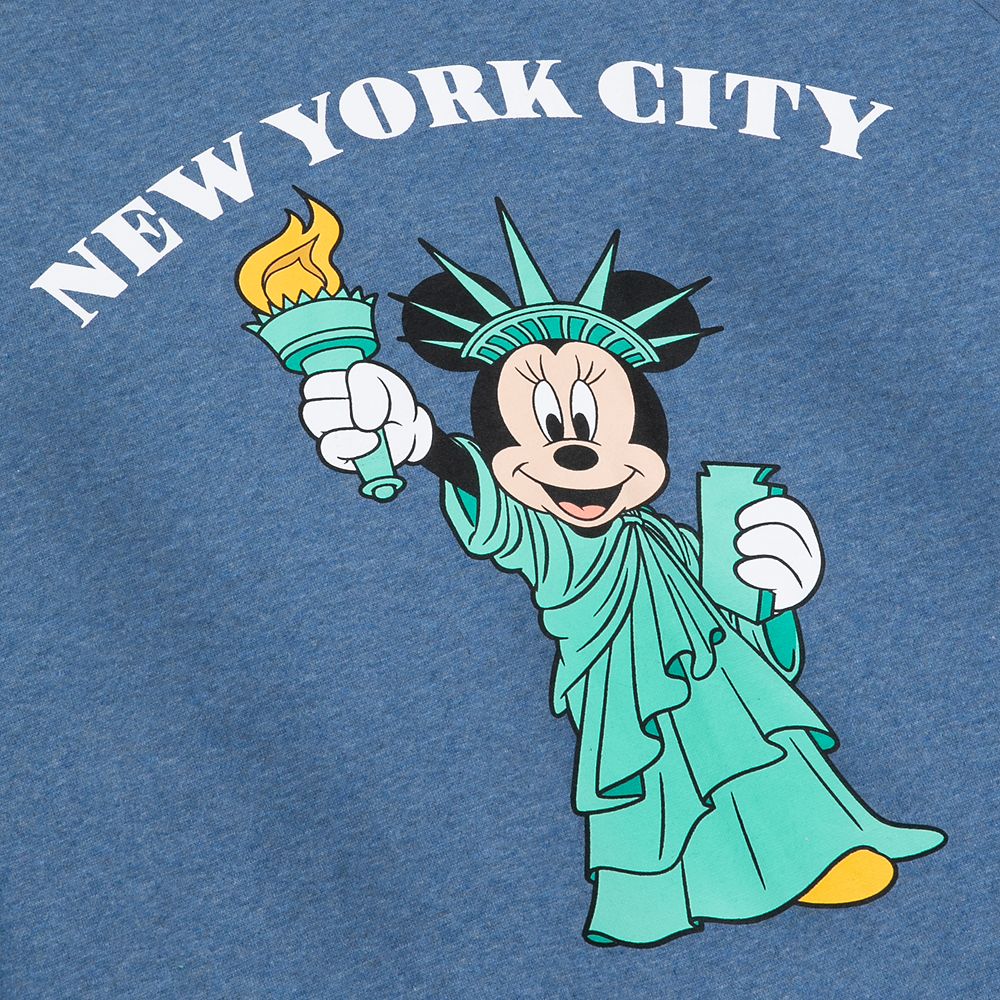 Minnie Mouse Statue of Liberty Pullover Sweatshirt for Women - New York City