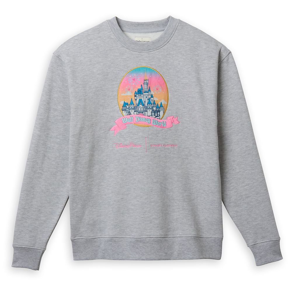 Walt Disney World Crest Pullover Sweatshirt for Women by Stoney Clover Lane Gray