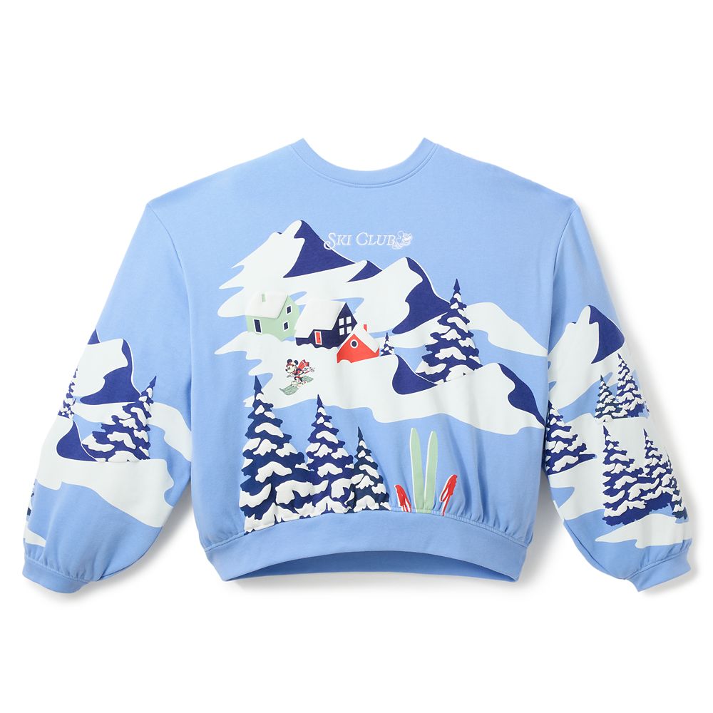 Mickey Mouse Winter Scenic Pullover Sweatshirt for Women | Disney