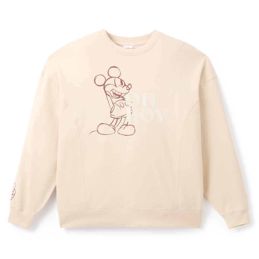 Mickey Mouse Oh Boy Pullover Sweatshirt for Women Official shopDisney