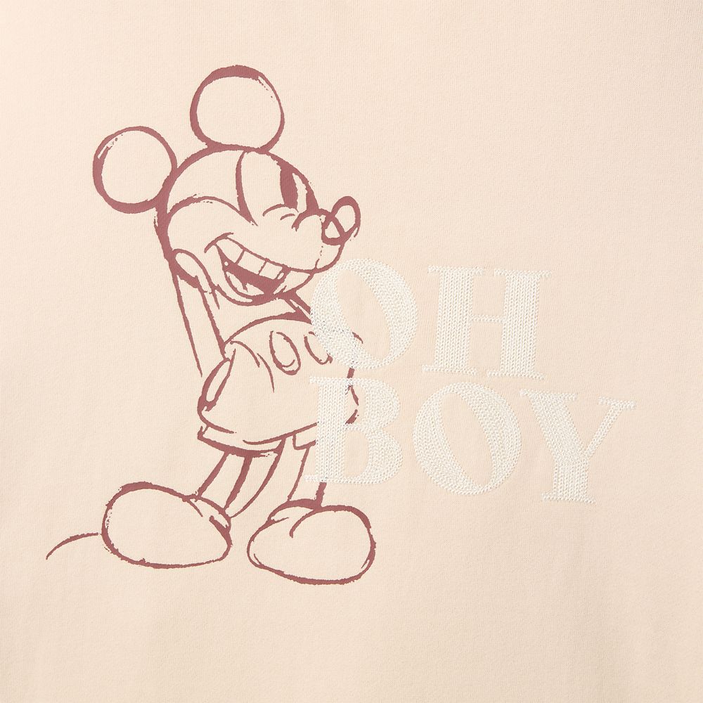 Mickey Mouse ''Oh Boy'' Pullover Sweatshirt for Women