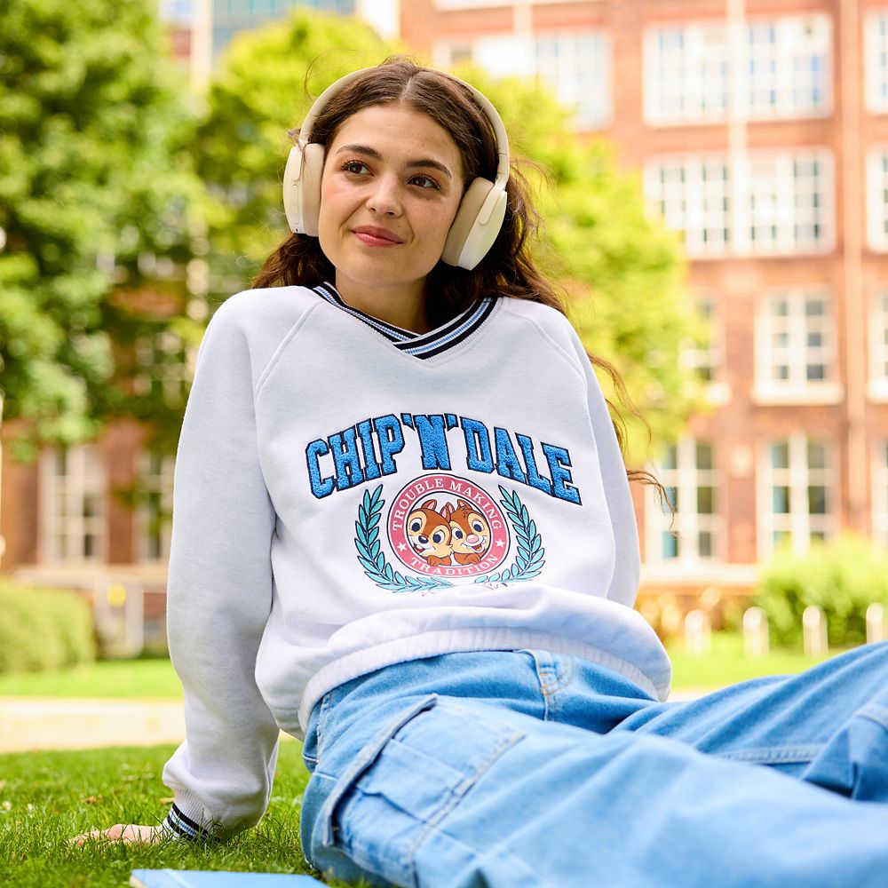 Chip 'n Dale Collegiate Pullover Sweatshirt for Women &ndash; Exclusive