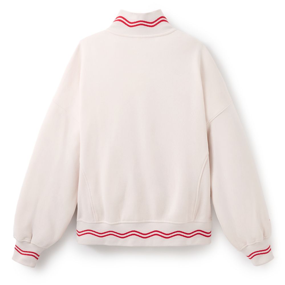 Minnie Mouse Bow 1/4 Zip Fleece Pullover for Women