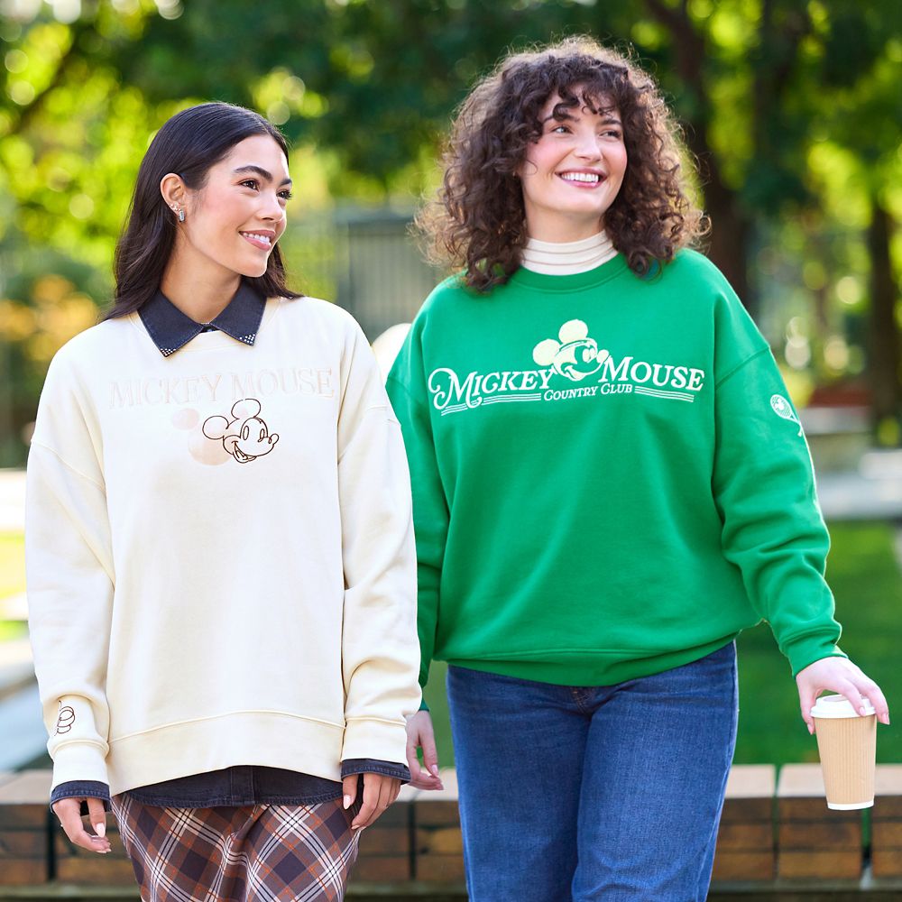 Mickey Mouse Sketch Pullover Sweatshirt for Adults