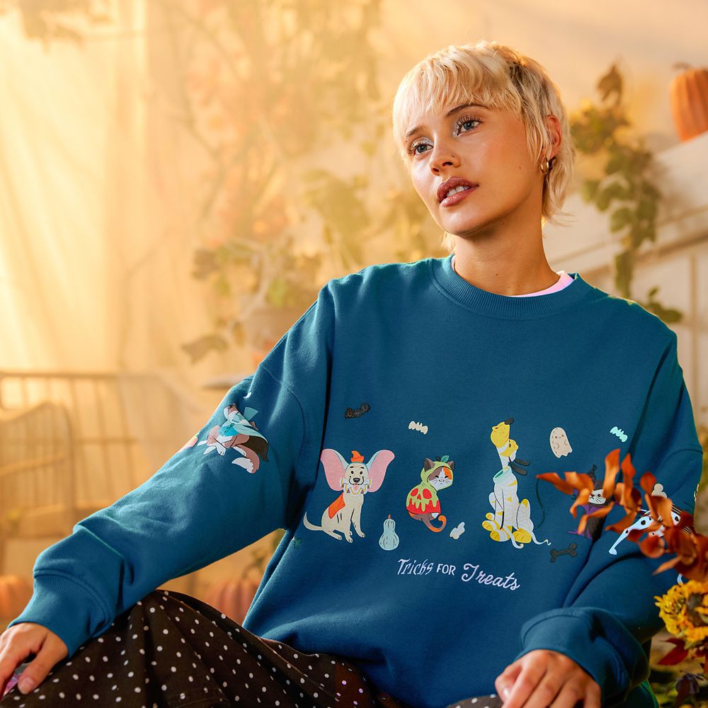 Disney Cats and Dogs Halloween Pullover Sweatshirt for Women &ndash; Exclusive