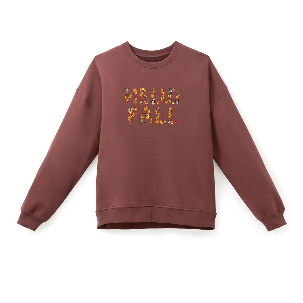 Mickey Mouse and Friends ''Hello Fall'' Pullover Sweatshirt for Women