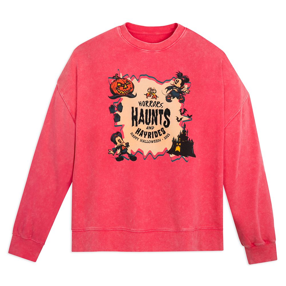 Disney Parks Halloween 2023 Mickey fashion & Friends Crewneck Sweatshirt