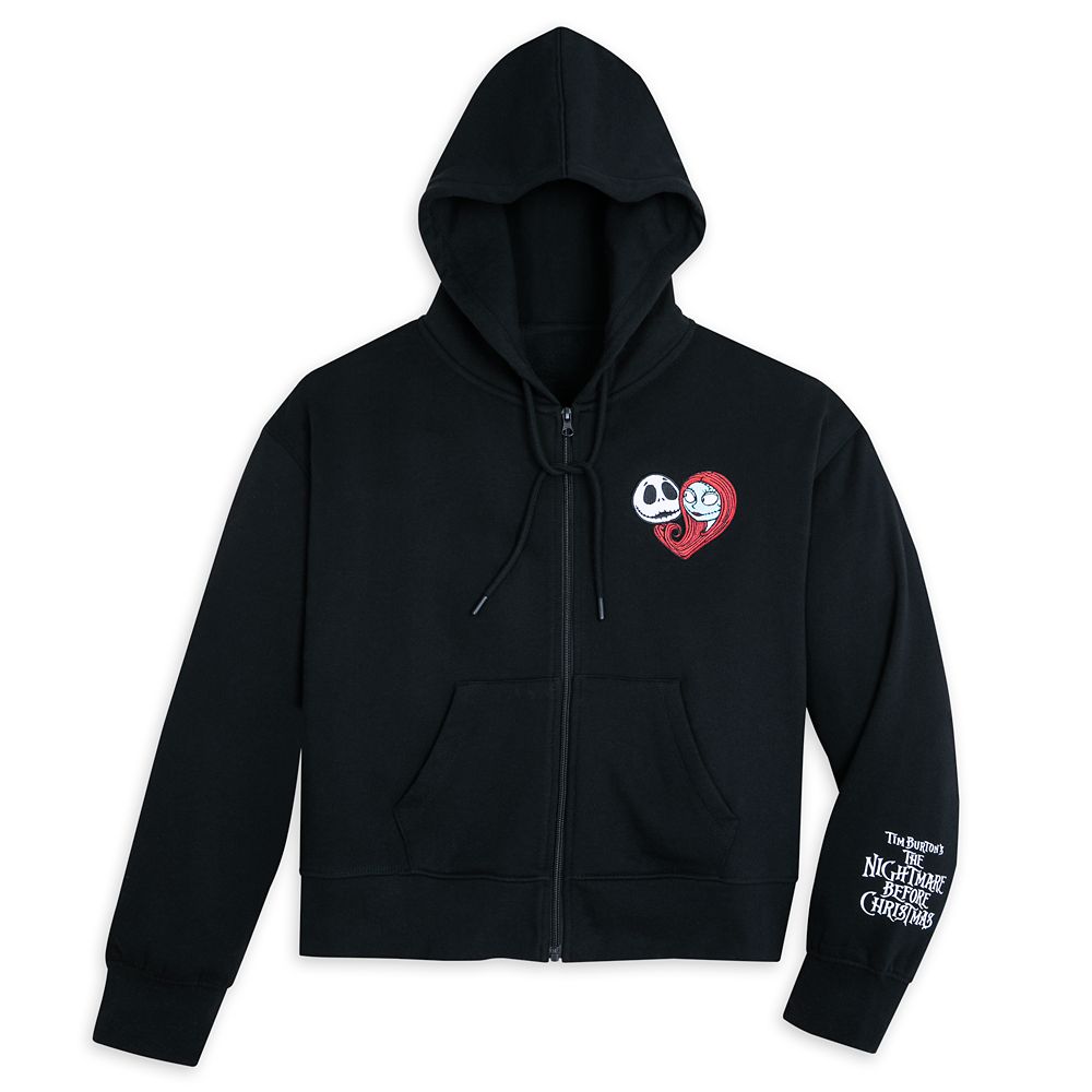 Jack Skellington and Sally Zip Hoodie for Women The Nightmare Before Christmas Disney Store