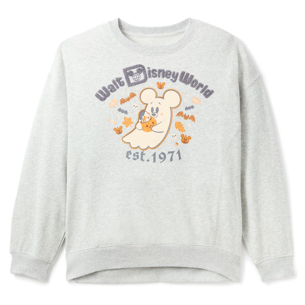 Mickey Mouse Cutie Ghost Pullover Sweatshirt for Women - Walt Disney World