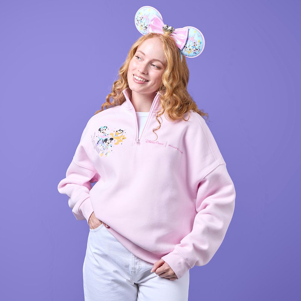 Disneyland 1/4 Zip Pullover Sweatshirt for Women by Stoney Clover Lane