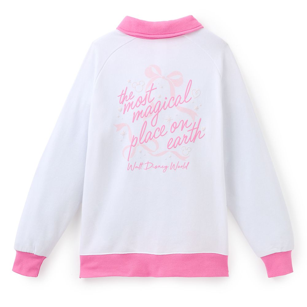 Walt Disney World 1/4 Snap Pullover Sweatshirt for Women
