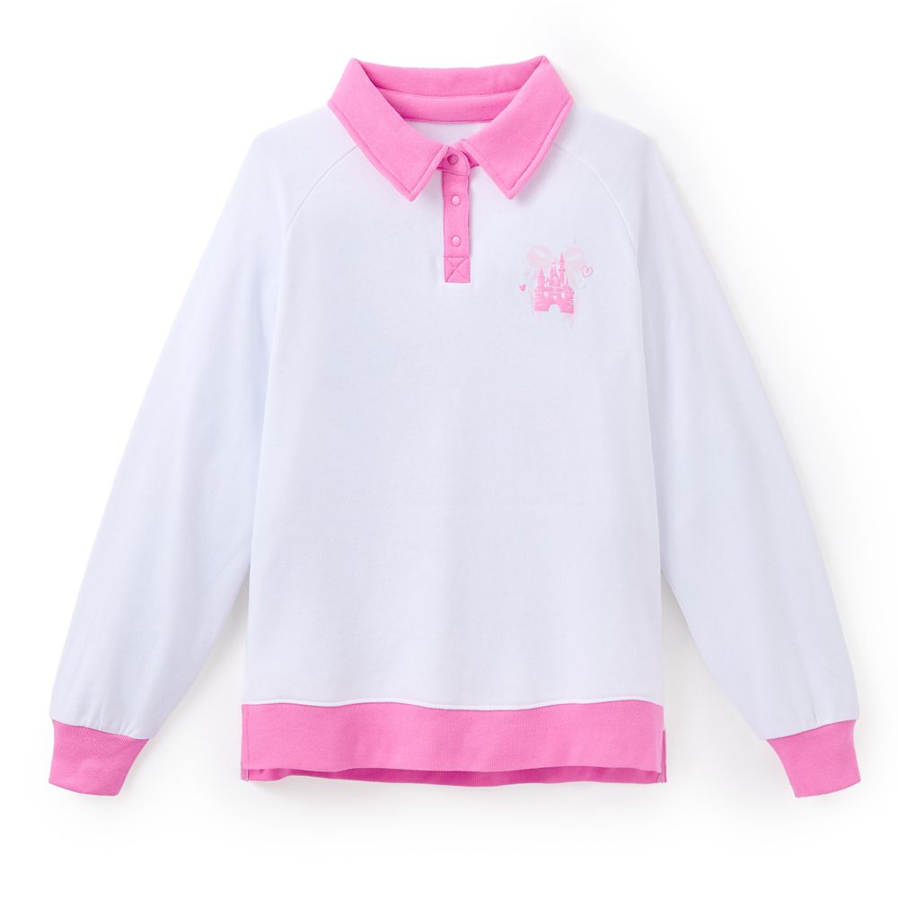 Disneyland 1/4 Snap Pullover Sweatshirt for Women