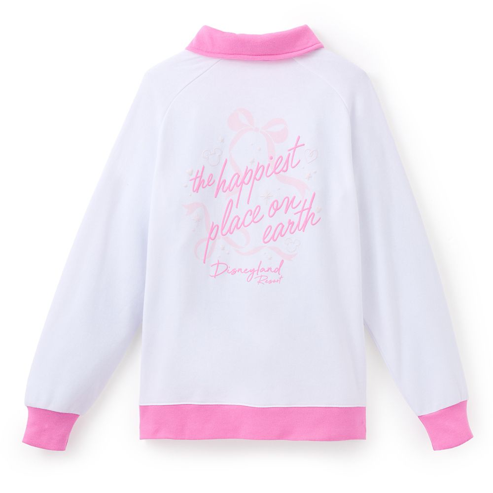 Disneyland 1/4 Snap Pullover Sweatshirt for Women