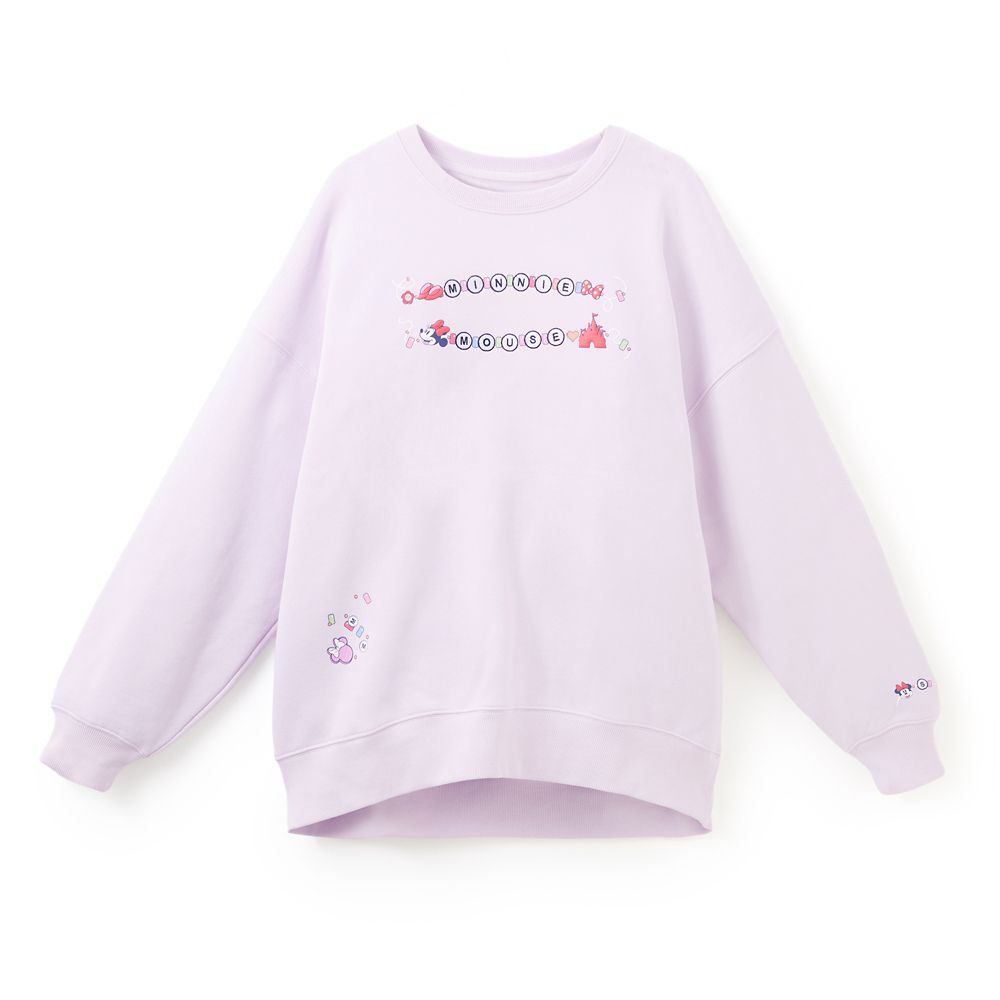 Minnie Mouse Friendship Bracelet Pullover Sweatshirt for Women
