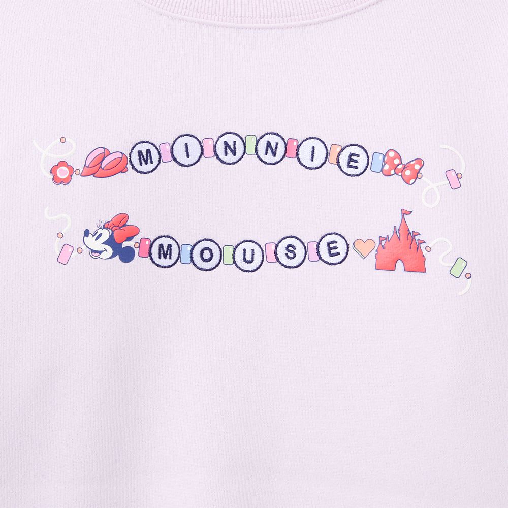 Minnie Mouse Friendship Bracelet Pullover Sweatshirt for Women