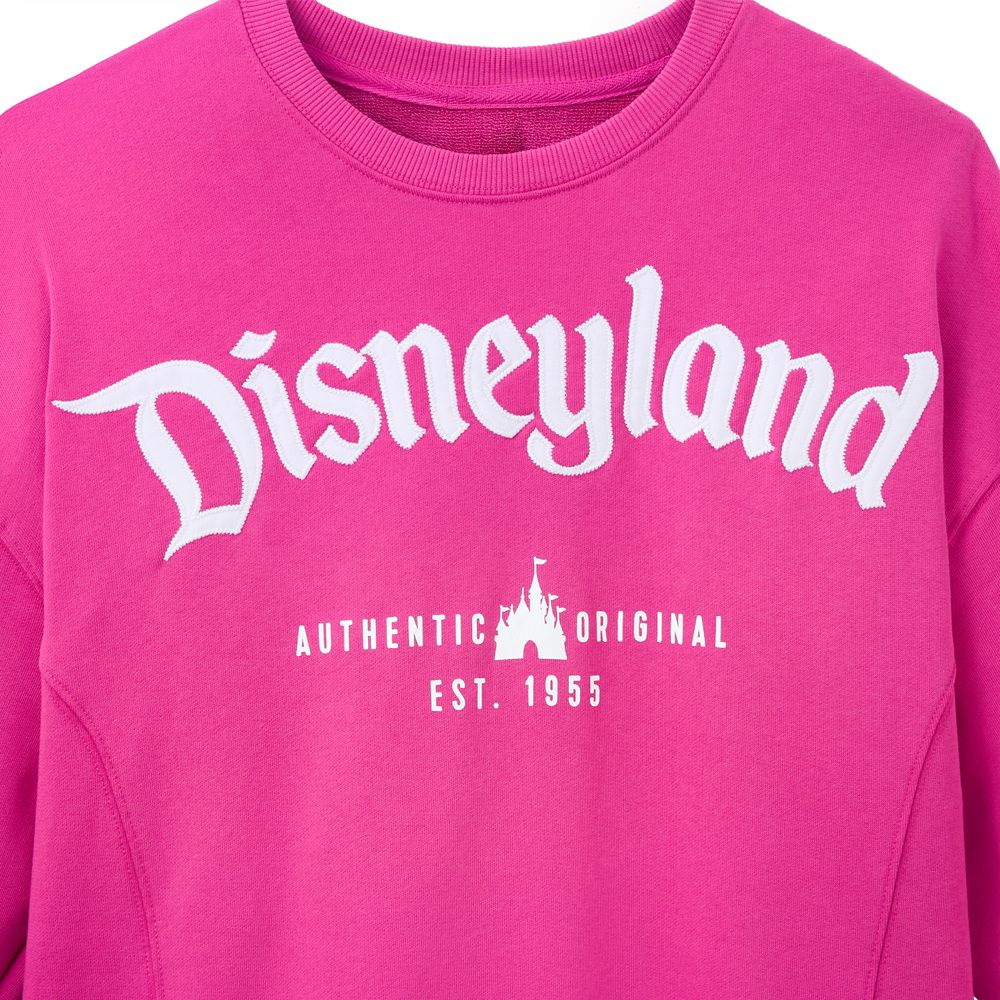 Disneyland Pullover Sweatshirt for Women &ndash; Berry