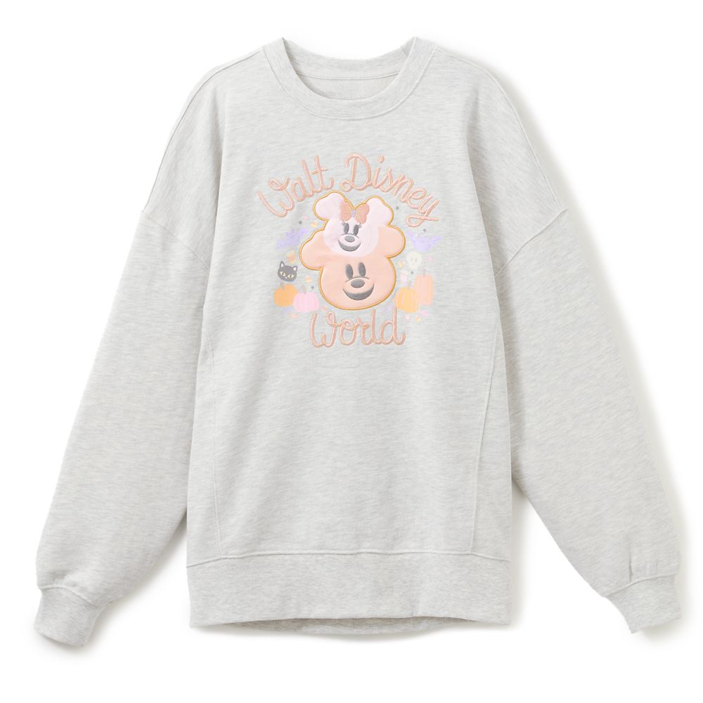 Mickey and Minnie Mouse Jack-o'-Lantern Pullover Sweatshirt for Women &ndash; Walt Disney World