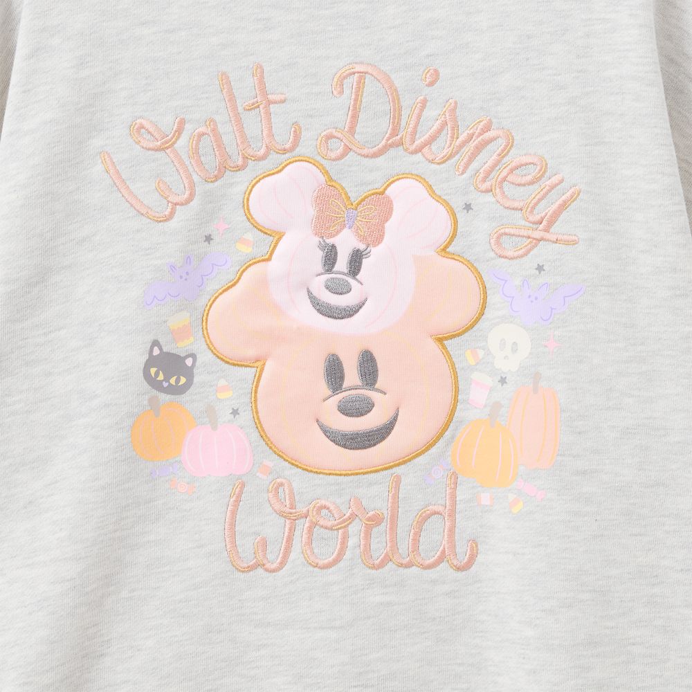 Mickey and Minnie Mouse Jack-o'-Lantern Pullover Sweatshirt for Women &ndash; Walt Disney World