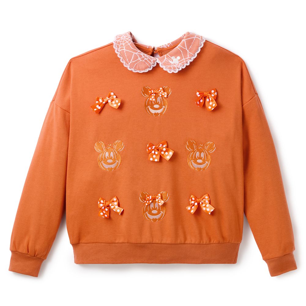 Minnie Mouse Jack-o'-Lantern Pullover Sweatshirt for Women by Her Universe Official shopDisney