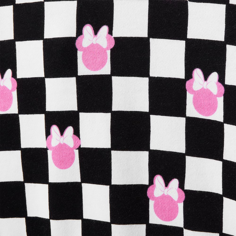 Minnie Mouse Icon Checkered Pullover Sweatshirt for Women by Her Universe