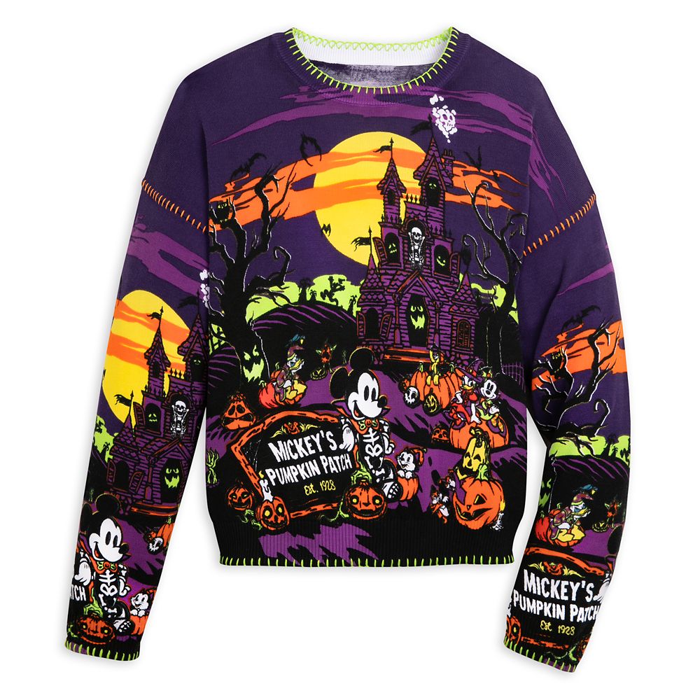 Mickey Mouse and Friends Halloween Sweater for Women