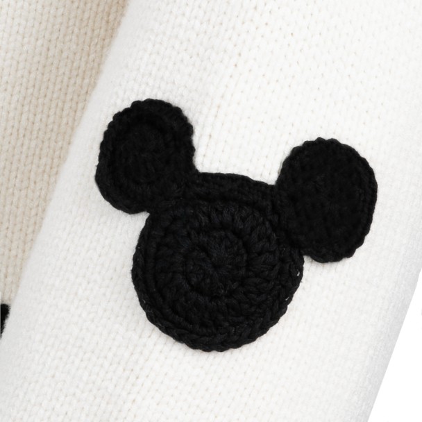 Mickey Mouse Cardigan Sweater with Plush Appliqué for Women Mickey Mouse Cardigan Sweater with Plush Appliqué for Women