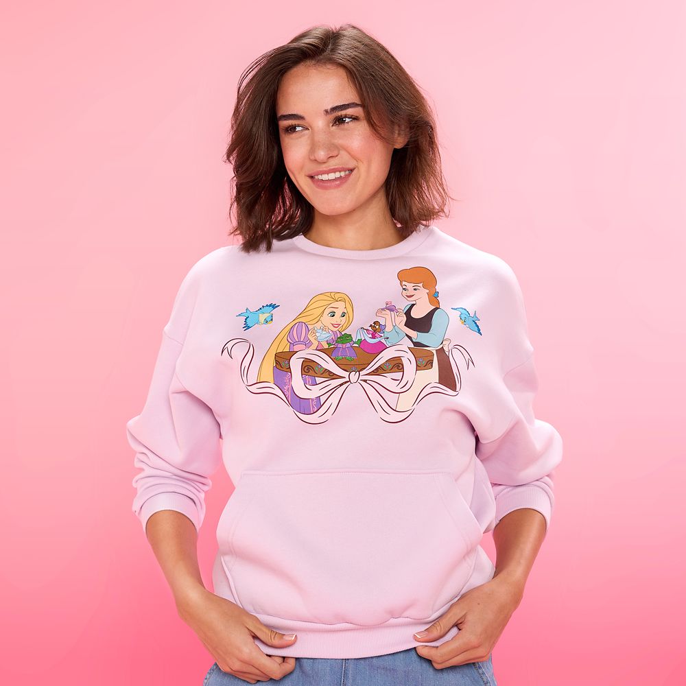 Cinderella and Rapunzel Pullover Sweatshirt for Women by Cakeworthy