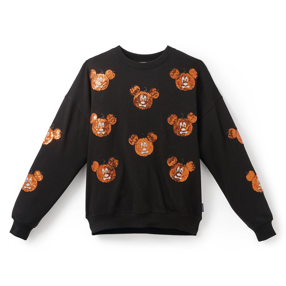 Mickey Mouse Halloween Sequin Spirit Jersey for Adults