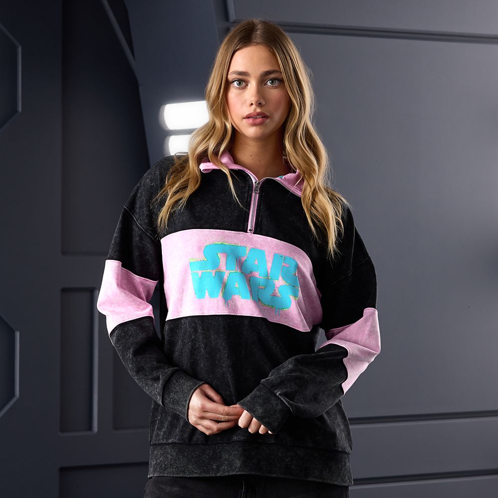 Star Wars 1/4 Zip Pullover for Women by Ashley Eckstein