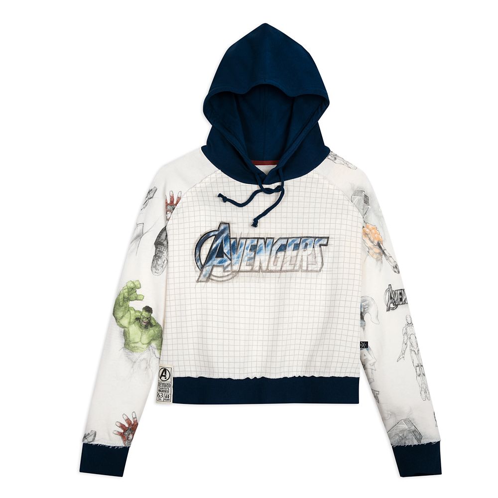 Avengers Pullover Hoodie for Women by Heroes Villains 60th Anniversary Disney Store