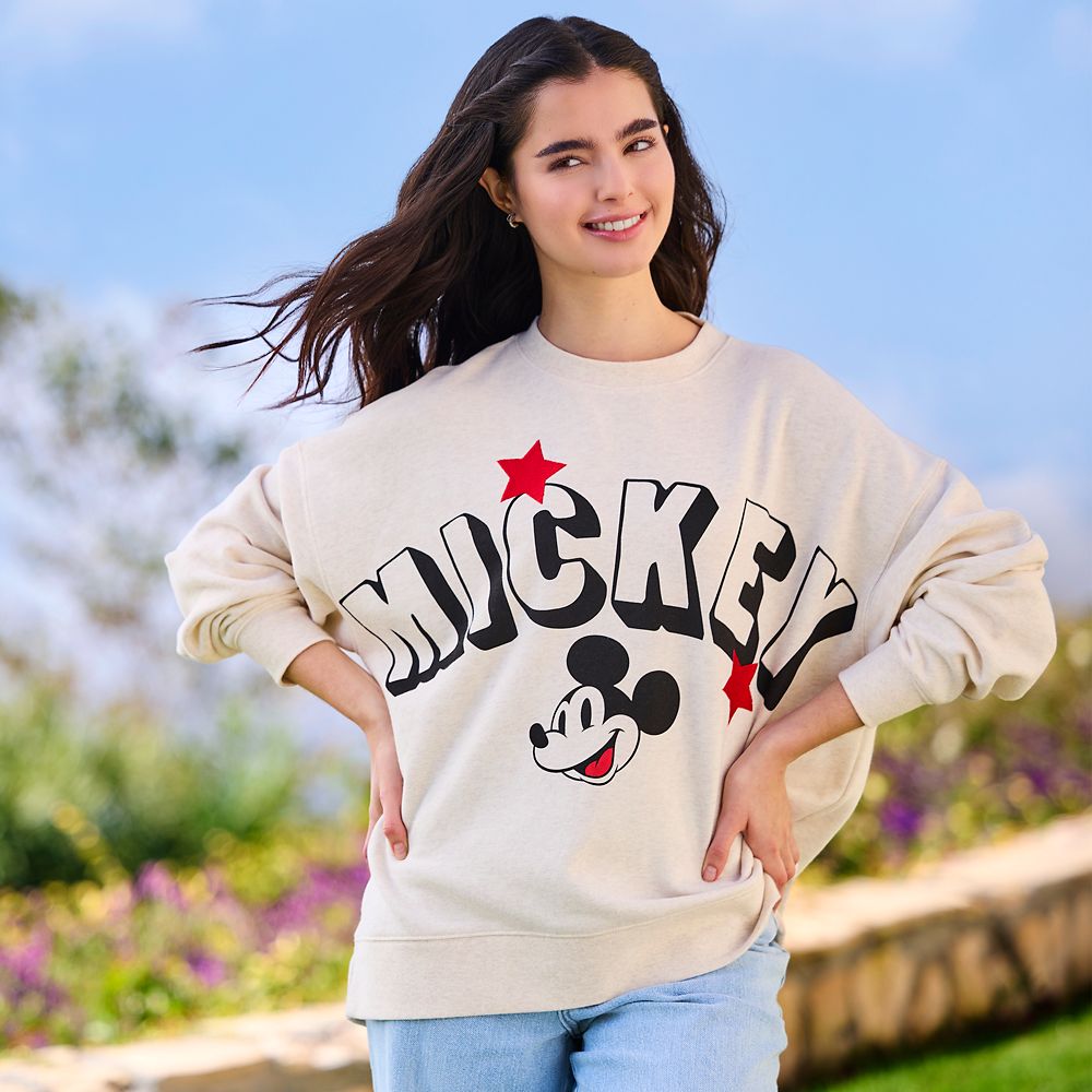 トップス Mickey Design Sweat トップス Mickey Design Sweat Mickey Mouse Pullover