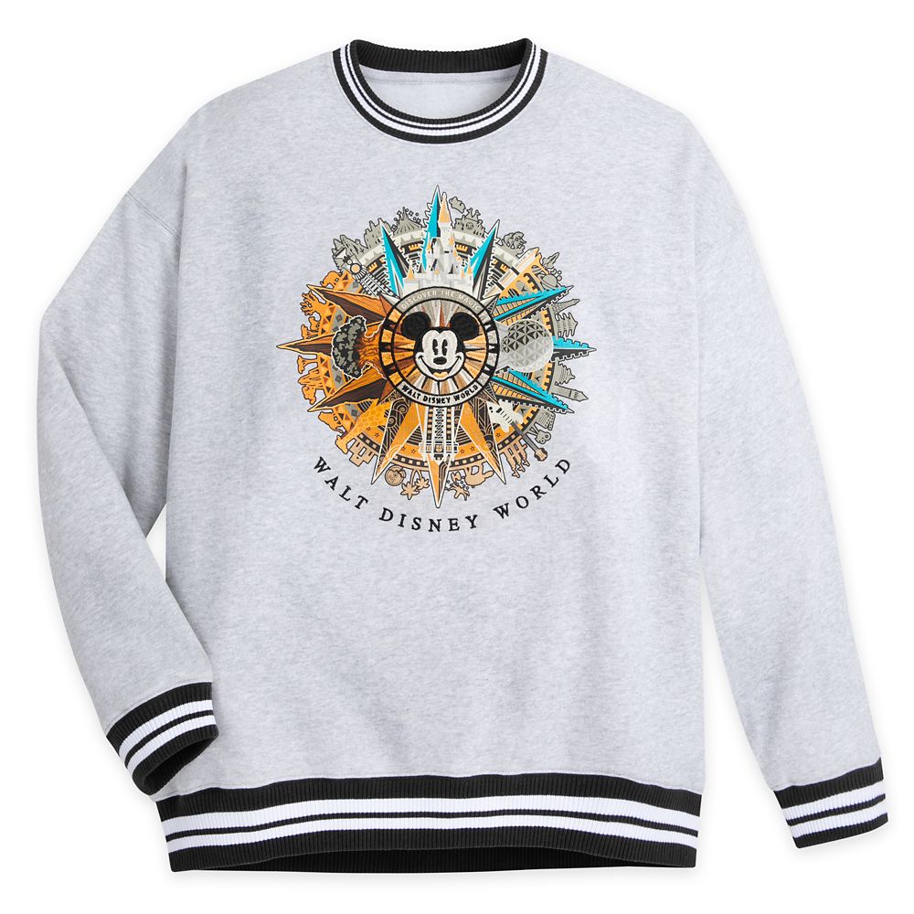 Mickey Mouse Compass Pullover Sweatshirt for Adults  Walt Disney World