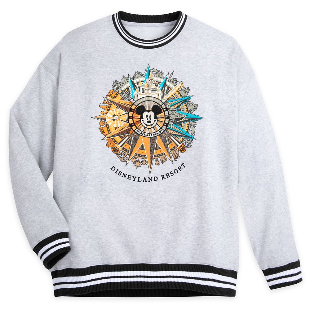 Mickey Mouse Compass Pullover Sweatshirt for Adults  Disneyland